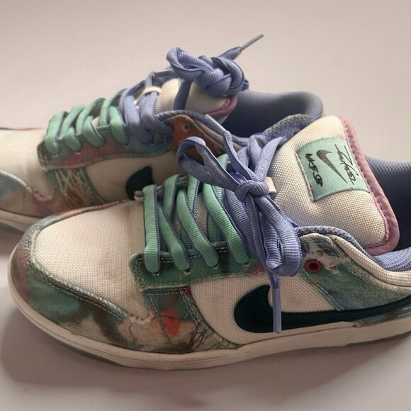 Nike Futura Laboratories x Dunk SB Low Bleached Aqua